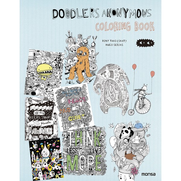 DOODLERS ANONYMOUS COLORING BOOK - V&D