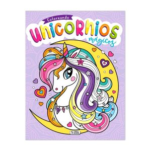 COLOREANDO UNICORNIOS MAGICOS LILA